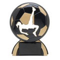 Soccer, Female - Shadow Sport Resin - 4-1/2" Tall